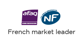 logos AFAQ, NF