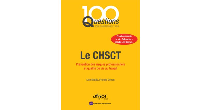 Livre sur la prévention des risques professionnels et qualité de vie au travail