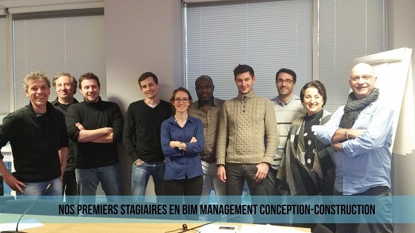 Stagiaires en bim management conception-construction