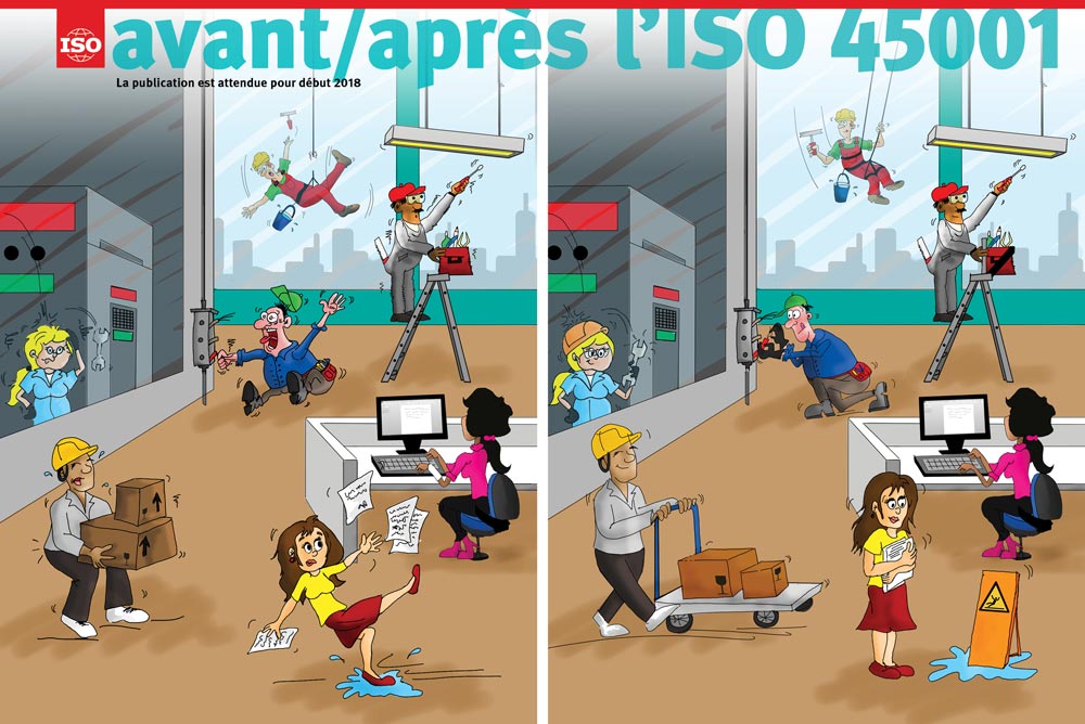 Avant/Après l'ISO 45001 -Santé et sécurité au travail