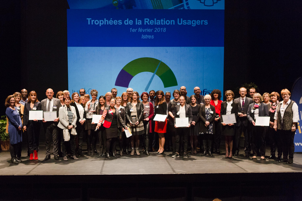 Remise des trophées de la Relation Usagers, le 1er février 2018