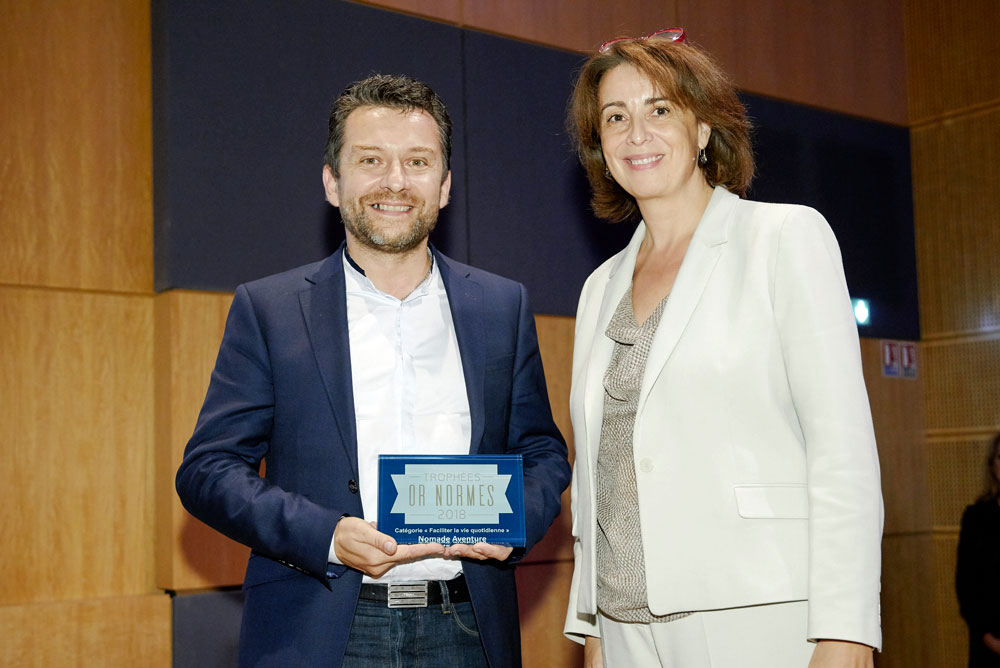 Nomade Aventure lauréat des Trophées Or Normes 2018