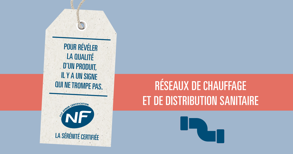 NF 545 - réseaux de chauffage et de distribution sanitaire