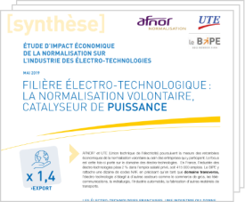 Etude d'impact économique de la normalisation