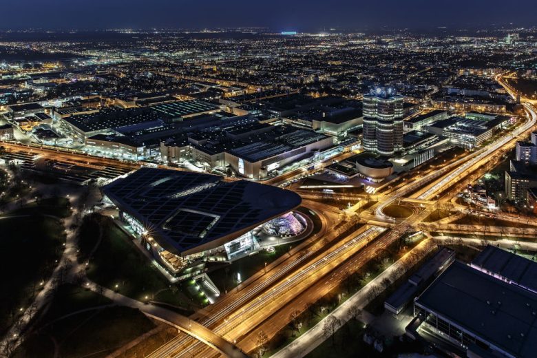 Photo de Munich la nuit, Allemagne