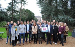 L’équipe d’Anjou Tourisme à la remise du label Engagé RSE