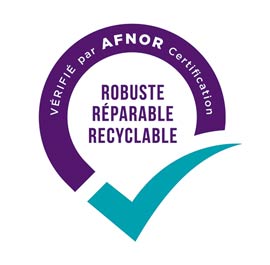 Afnor picto Robuste réparable recyclable