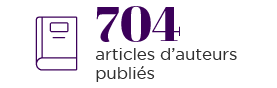 704 articles d'auteurs publiés