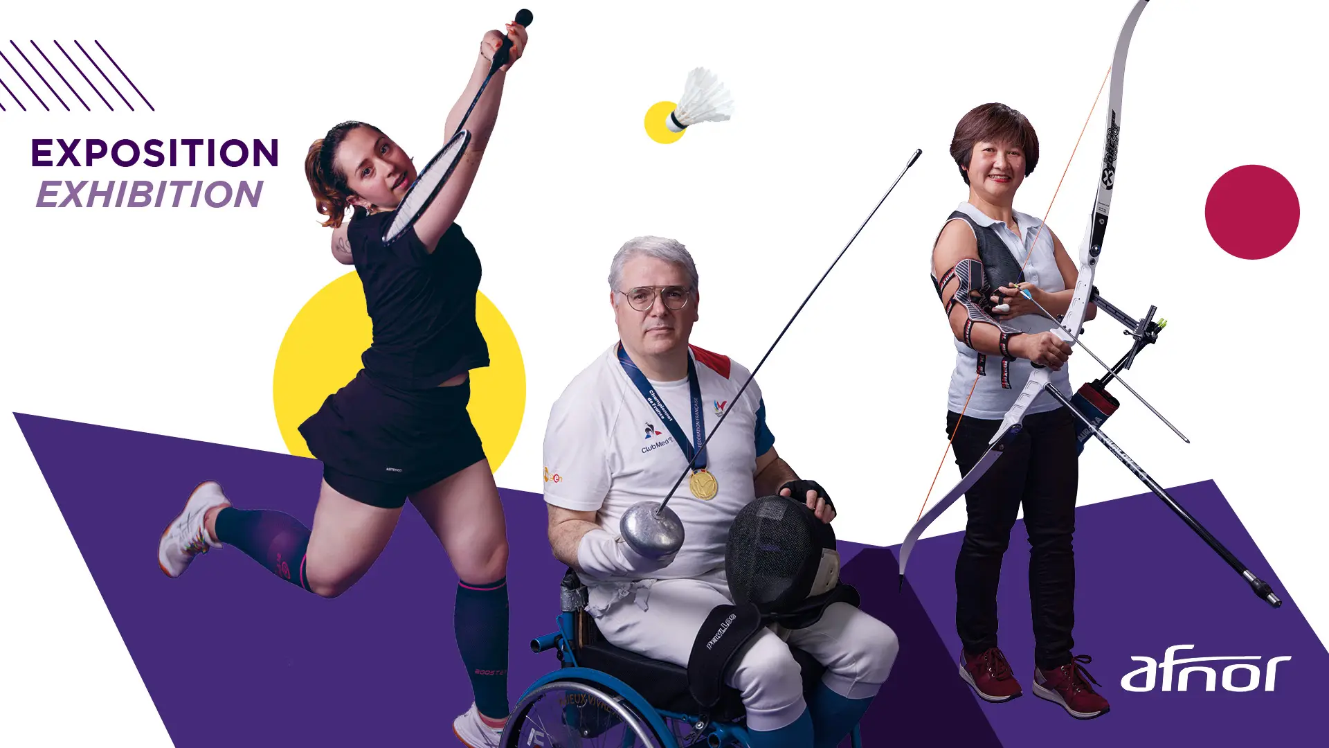 Exposition Afnor : les normes dans le sport